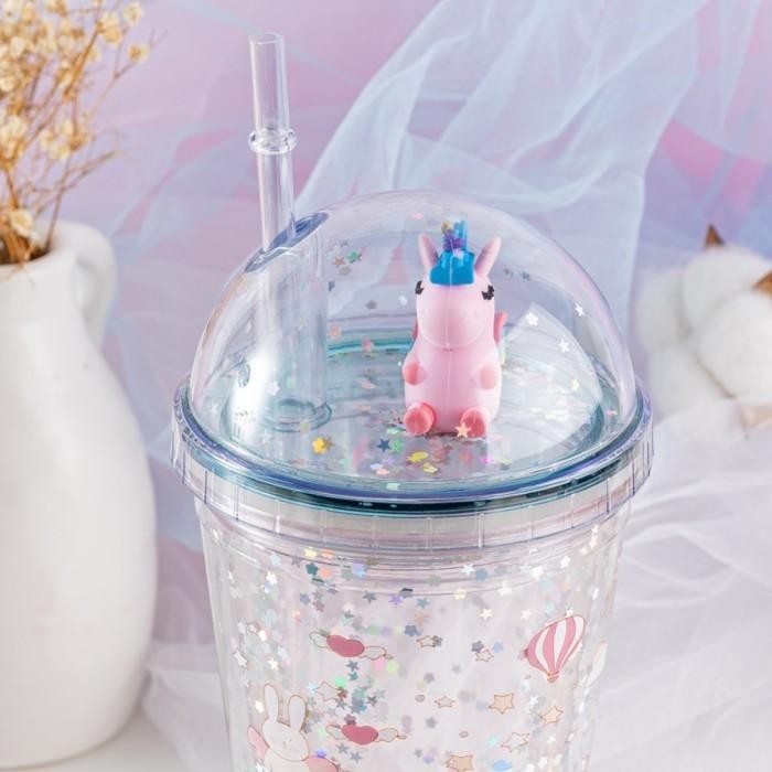 Jual ARAMI UNICORN DOLL WATER BOTTLE KIDS TUMBLER BOTOL MINUM ANAK ...