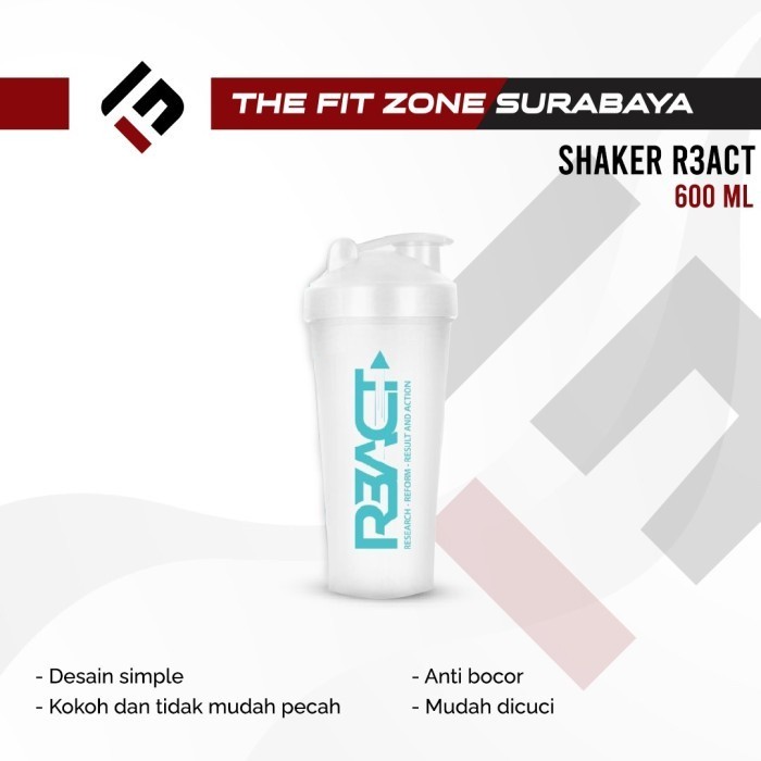 Jual Shaker R3ACT React Original 600 ML | Shopee Indonesia