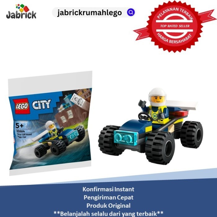 Jual LEGO 30664 City Police Off-Road Buggy Car Polybag | Shopee Indonesia