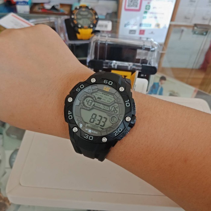 Jual Caterpillar Cat 1D.167.21.241 Jam Tangan Pria Digital Hitam Original Shopee Indonesia