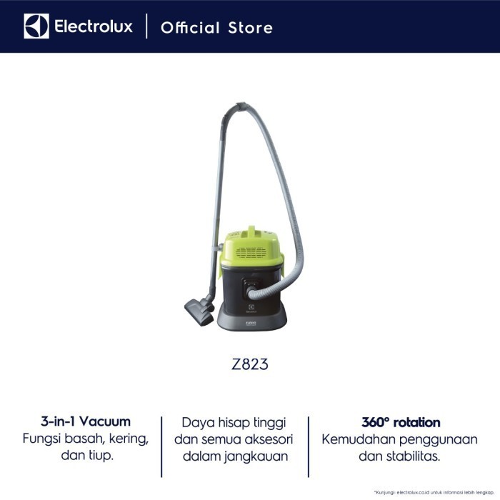 Jual Vacuum Cleaner Electrolux Z823 / Z 823 | Shopee Indonesia