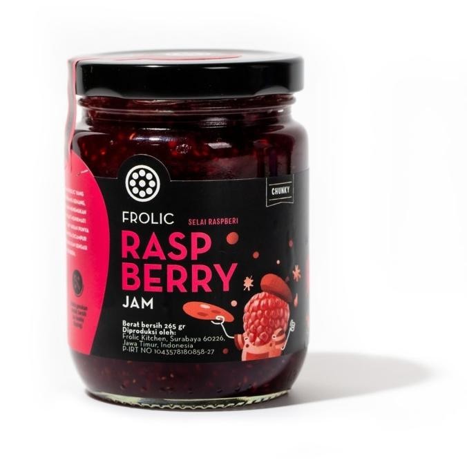 Jual favorit] FROLIC Organic Raspberry Jam - Selai Buah Rasberi Organik ...