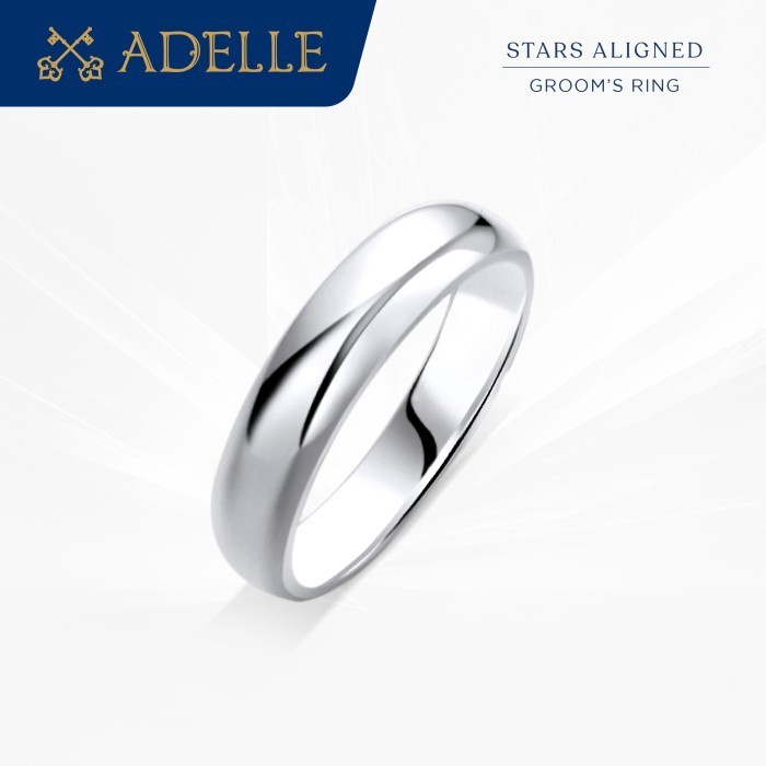 Jual Cincin Pernikahan Adelle Jewellery Endless Wedding Ring Groom