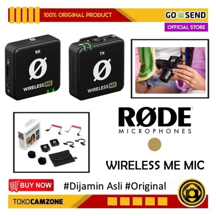 Jual Rode Wireless Me Compact Wireless Microphone Rode Wirelessme Mic ...