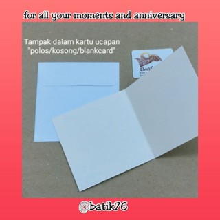 Jual Kartu Ucapan Karya Tangan Greeting Cards Ukuran Kecil Small Batik 