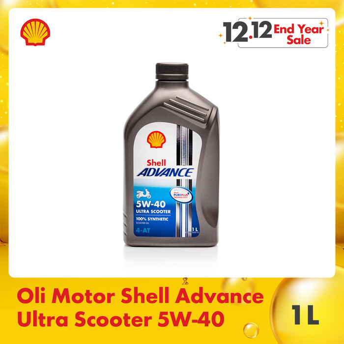Jual Oli Motor Shell Ultra Scooter 5W-40 (1L) | Shopee Indonesia