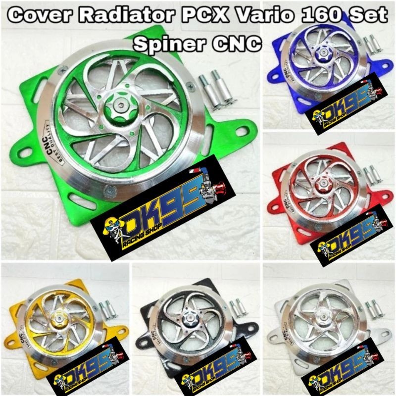 Jual Cover radiator set spiner spinner motif Sabit cnc honda vario 160 ...