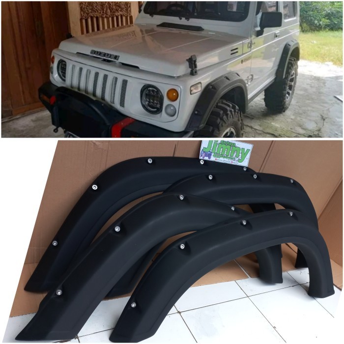 Jual PENDER KATANA OVER FENDER JIMNY MODEL KOTAK NEW BAHAN FIBER