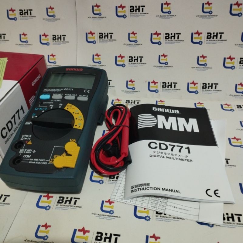 Jual Digital Multitester Multimeter Sanwa CD771 CD 771 Original