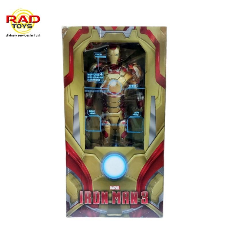 Jual Iron man 3 mark XLII neca 18