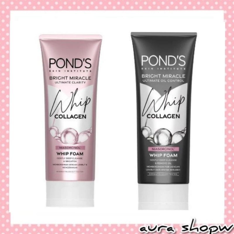 Jual Cod Ponds Bright Miracle Ultimate Clarity Whip Collagen Foam