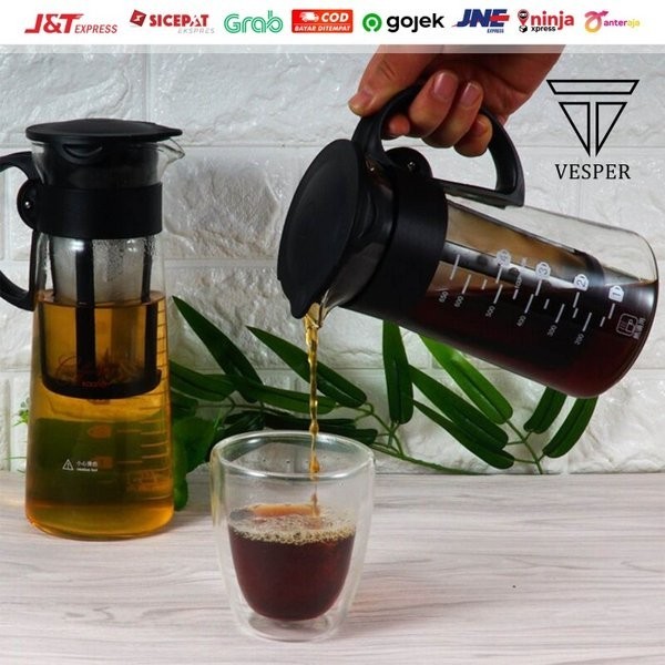 Jual Cold Brew Coffee Pot Tea Maker 650Ml 900Ml Server Kopi Teh