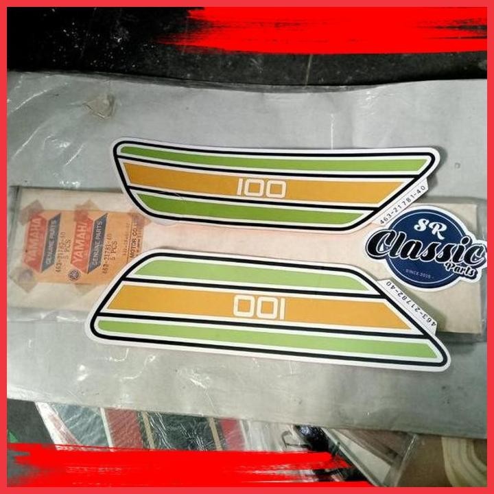 Jual (BK TOKOS) STRIPING STICKER DOP AKI YAMAHA RS100 ORIGINAL | Shopee ...