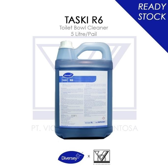 Jual Diversey TASKI R6 (Repackage) - Toilet Bowl Cleaner 1L | Shopee ...