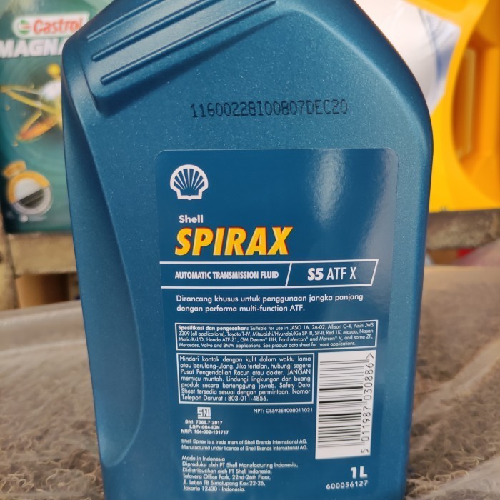 Jual Oli Atf Shell Spirax S5 Oli Transmisi Matic Dan Power Stering ...