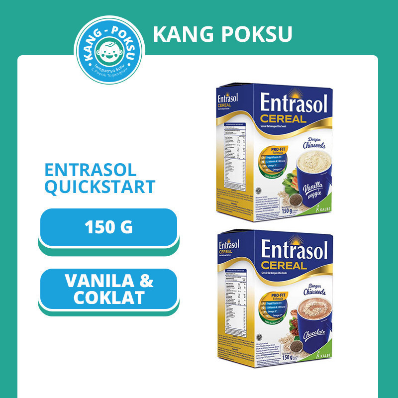 Jual ENTRASOL QUICKSTART VANILA COKLAT 5 X 30 GR SUSU KESEHATAN MURAH ...