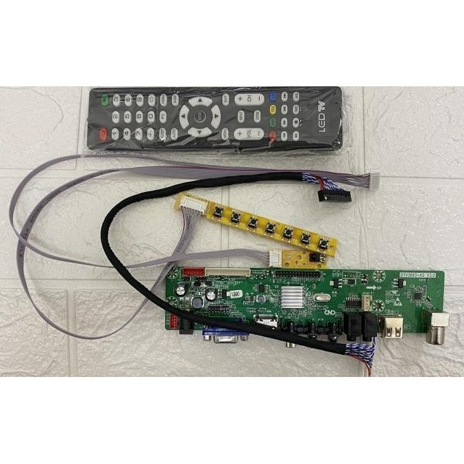 Jual ! MODUL PCB KIT DRIVER LCD LED UNIVERSAL DTV3663 UNTUK DIGITAL TV ...
