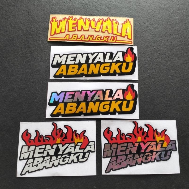 Jual Sticker Menyala Abangku Sticker Cutting | Shopee Indonesia