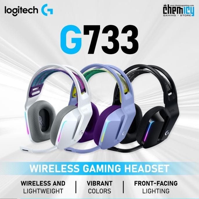 Jual Logitech G733 Lightspeed Wireless Ultra Lightweight RGB Gaming ...