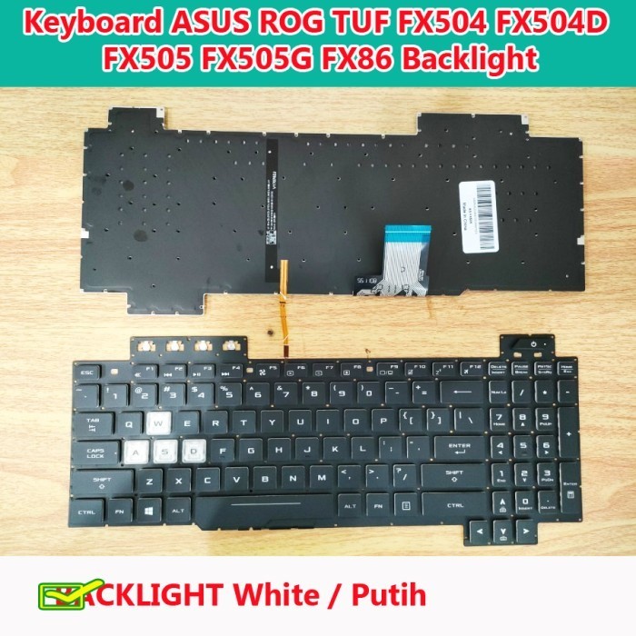 Jual KEYBOARD ASUS ROG TUF FX505 FX505G GL504 FX86 BACKLIGHT | Shopee ...