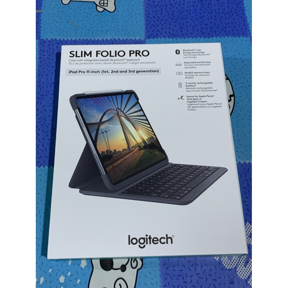 Jual iPad Pro 11 Logitech Slim Folio Pro Case Integrated Bluetooth