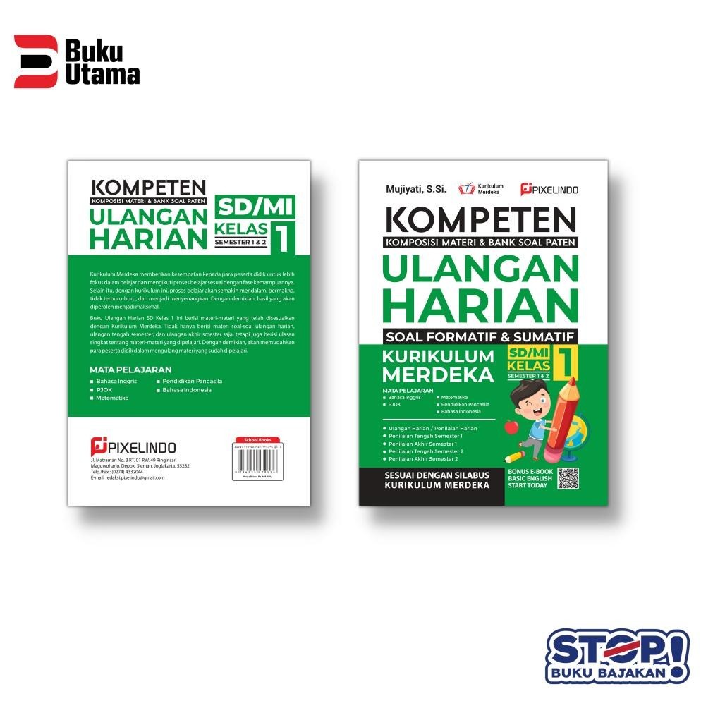 Jual re-65 BUKU KOMPETEN ULANGAN HARIAN KURIKULUM MERDEKA KELAS 1, 2, 3 ...