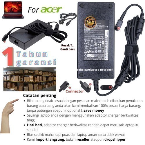 OEM Delta 19.5V 9.23A 180W For Acer Predator Helios 300 N1812 PH315-52 Adapter E - Foto 6