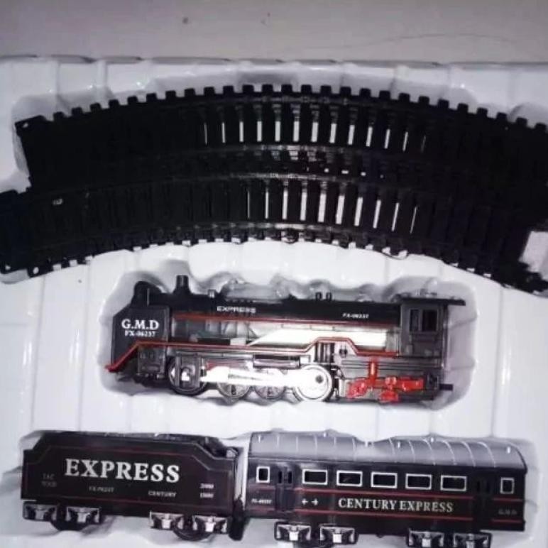 Jual Mainan Anak Kereta Api Rail King Set Intelijent Classical Train ...