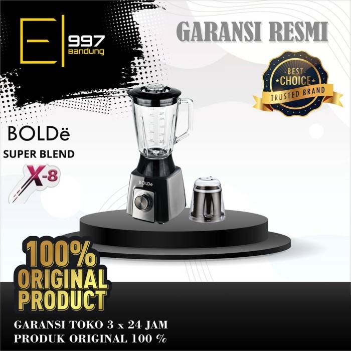 Jual Blender Bolde Super Blend X8 / X8 , Original 1,5 Liter 430 Watt Shopee Indonesia
