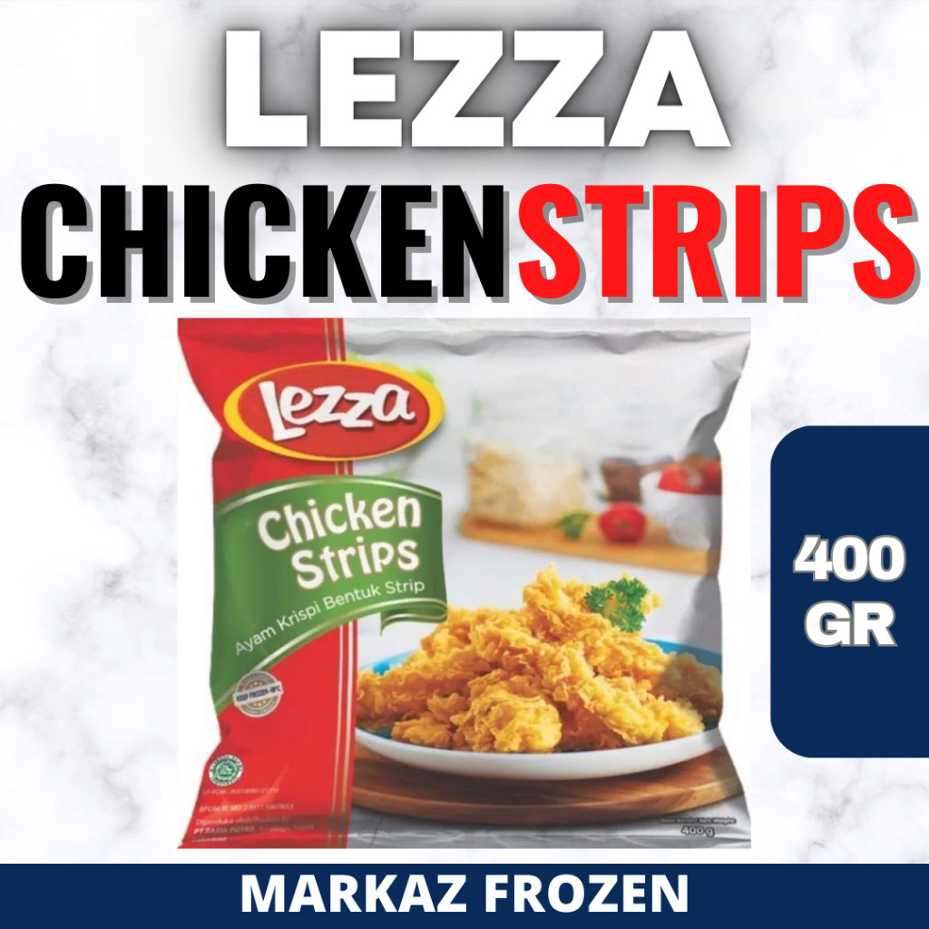 Jual LEZZA CHICKEN STRIPS 400GR (12/Q) | Shopee Indonesia