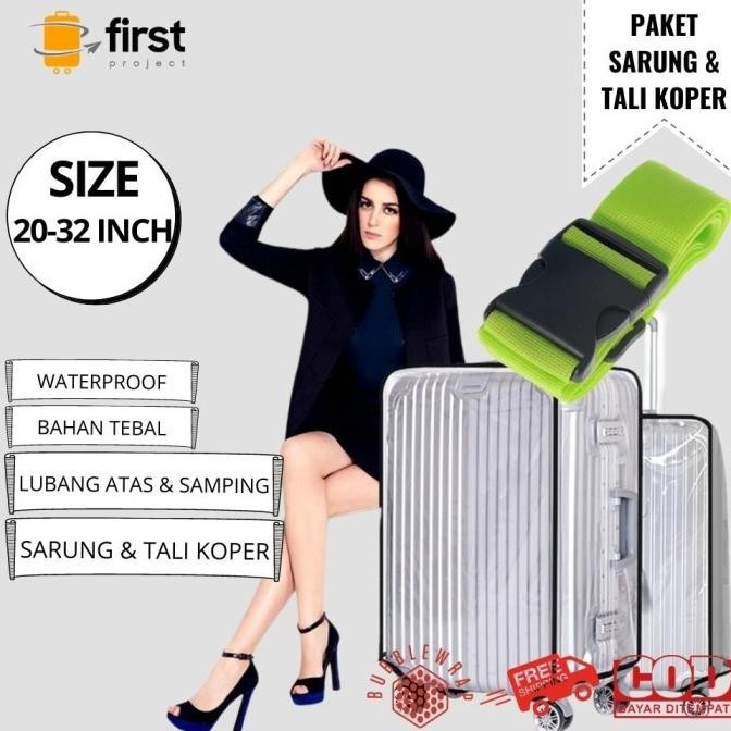 Jual First Project - Paket Pelindung Koper Transparan Tali Koper 30 ...