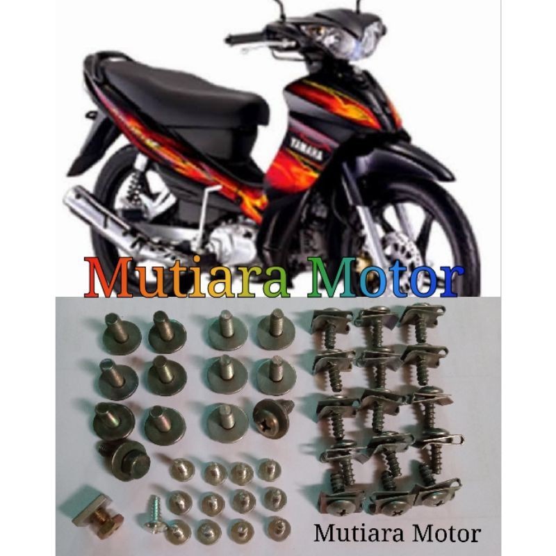 Jual Baut body JUPITER Z Burhan Full set / baut jupiter z burhan full