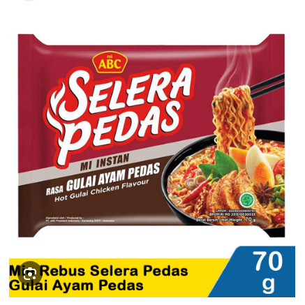 Jual Mie ABC Selera Pedas Sup Tomat Pedas Original | Shopee Indonesia