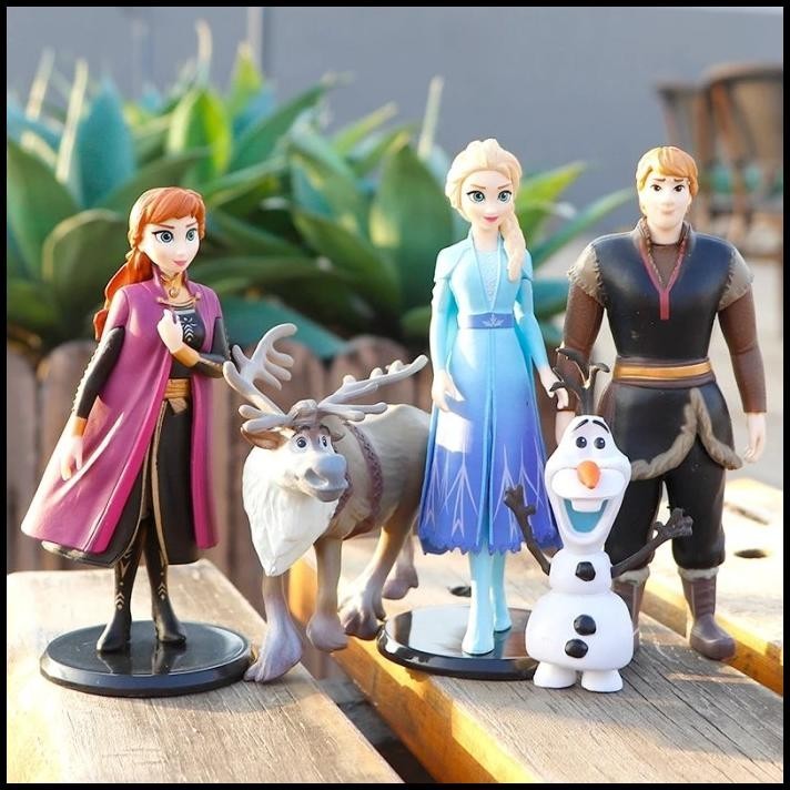 Jual HOT DEAL ACTION FIGURE FROZEN 2 SET 5 PCS ELSA ANA SVEN CRISTOFF ...