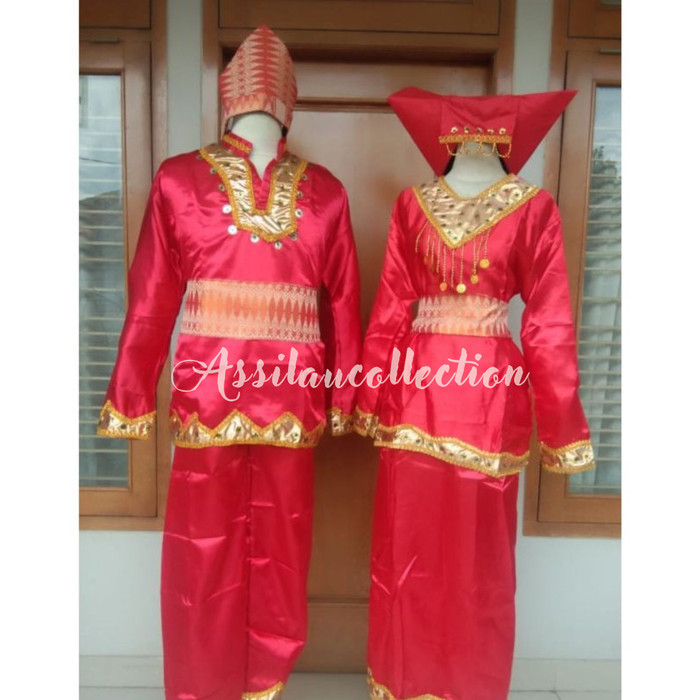 Jual Baju Adat Sumatera Barat Padang Dewasa Satuan Laki Cewek