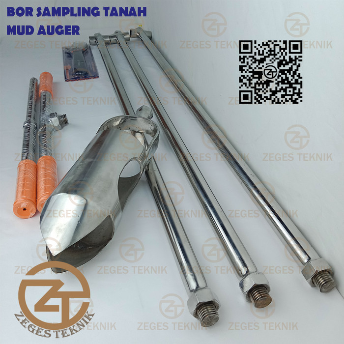 Jual HAND AUGER MUD SET 3 METERS -- BOR SAMPEL TANAH -- SOIL SAMPLING ...