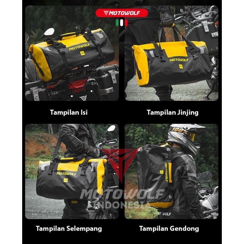 Jual Motowolf Travel Bag Anti Air Camping Touring Campervan