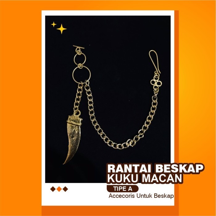 Jual Rantai Kuku Macan Betawi Kuku Macan Aksesoris Beskap Shopee