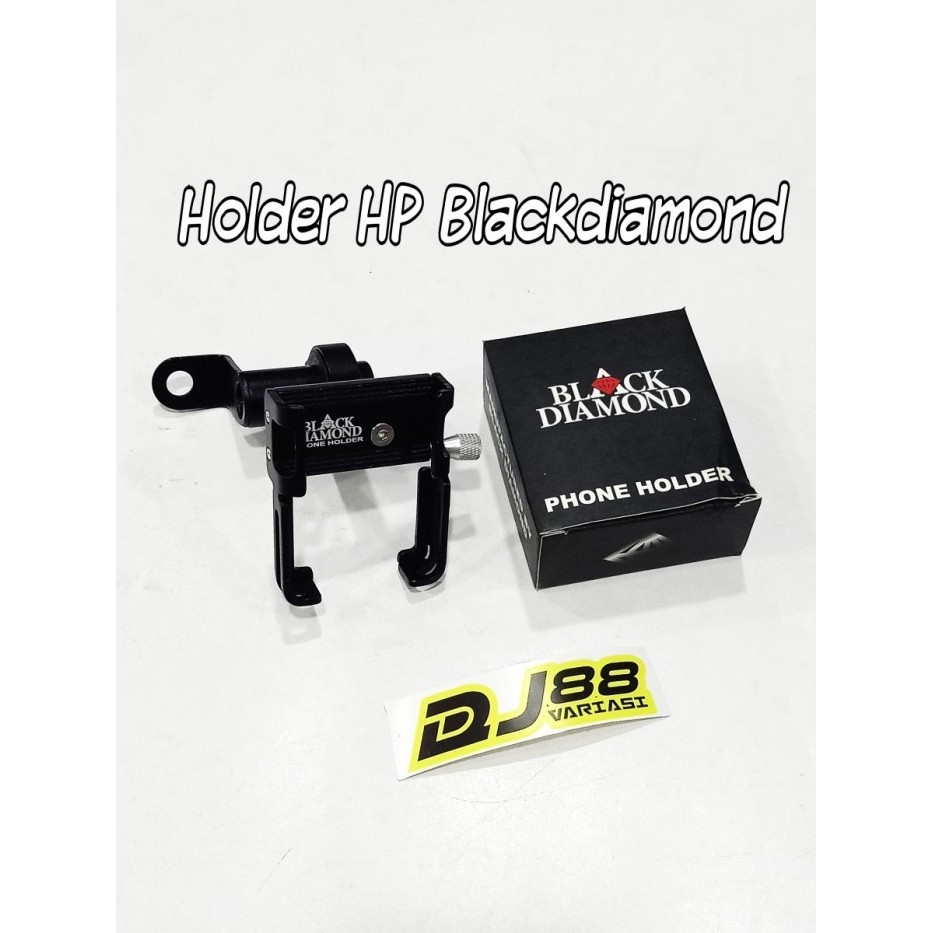 Jual Holder Hp Blackdiamond Universal Matic Motor Sport Full Almunium ...