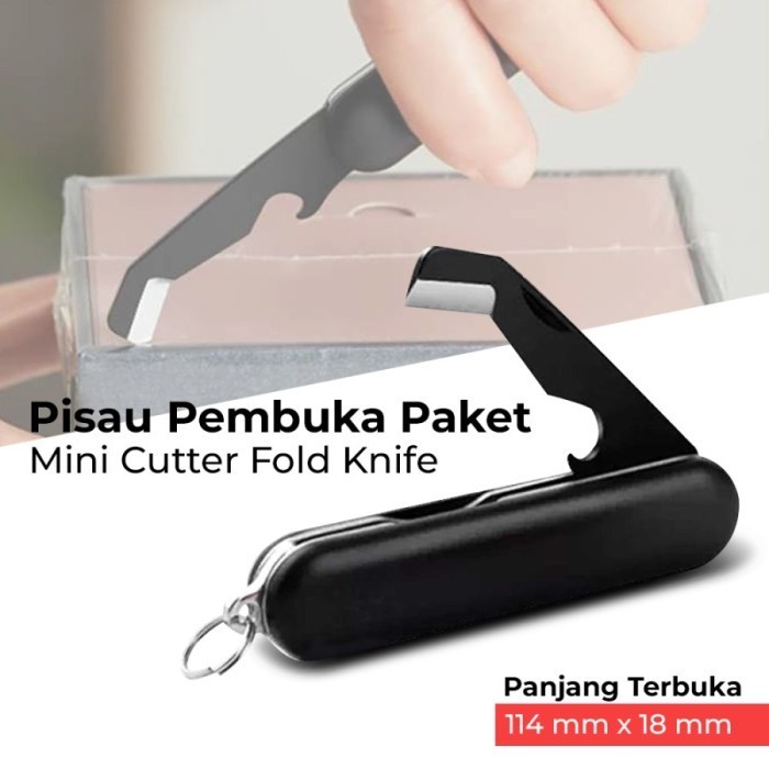 Jual cepat murah Huohou Pisau Cutter Pembuka Paket Dus Unboxing Boks ...