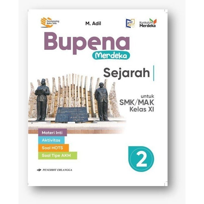 Jual 0059070160 - BUKU ERLANGGA (ORIGINAL) BUPENA MERDEKA SEJARAH SMK ...