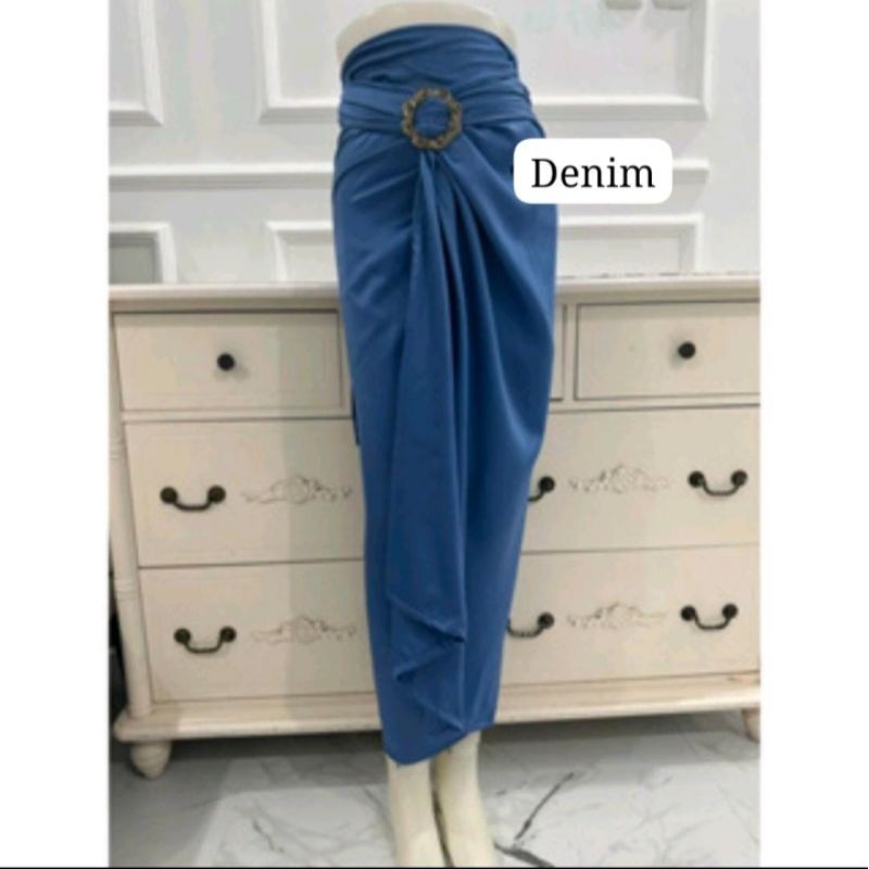 Jual Rok Lilit Batik Solo // ROK LILIT POLOS VELVET WRAP SKIRT PAGER ...