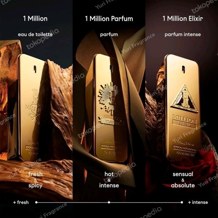 Jual PR 1 Million Elixir EDP 100ml Original Box Segel Lengkap | Shopee ...