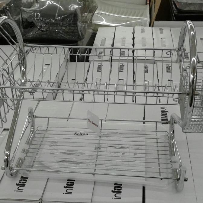 Jual HARGA DISC - rak piring stainlis stainless informa selma / dish ...