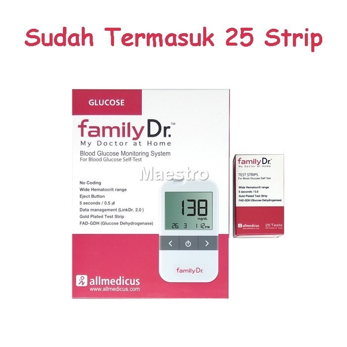 Jual Alat Cek Gula Darah Dr AGM-513S Tes Blood Glucose Dr GDS | Shopee ...