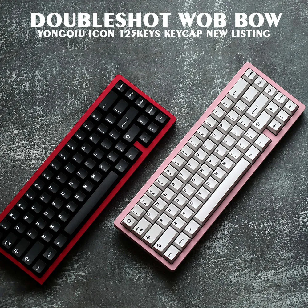 Jual GMK WOB BOW 121 Keys Double Shot Keycap YMK Keycap Bahasa Inggris ...