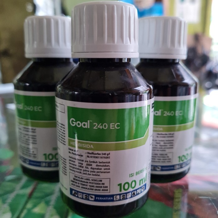 Jual Herbisida Goal 240Ec 100Ml ( Oksifluofen 240G/L ) | Shopee Indonesia