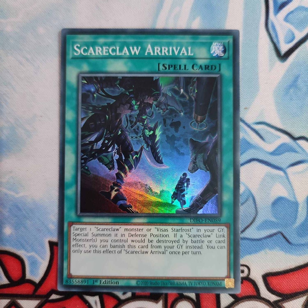 Jual yugioh scareclaw arrival DIFO super rare original | Shopee Indonesia