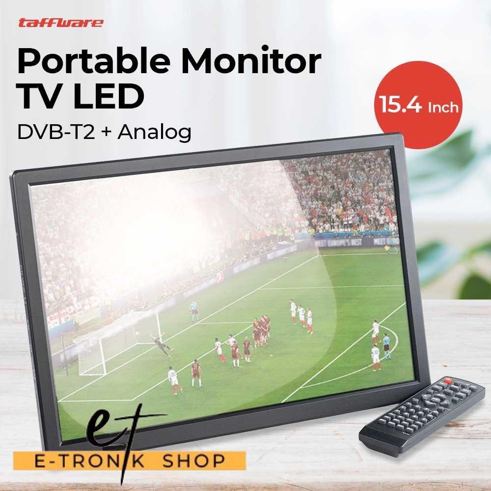 Jual ETRONIK Taffware Portable Monitor TV LED Color 15.4 Inch DVB-T2 ...