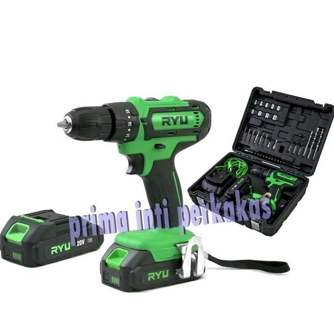 Jual Cordless Impact Drill Ryu Rci20V Rci 20V Mesin Bor Batre Baterai ...
